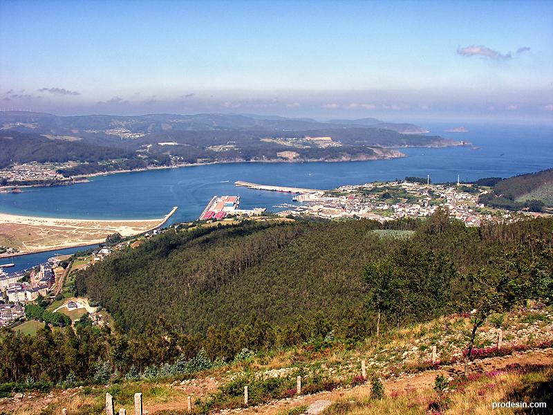 Puerto de Celeiro vista desde Mirador de San Roque